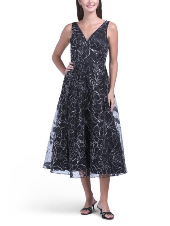 Tahari ASL Dresses & Skirts - TAHARI ASL V-neck Gown